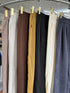 Casual Straight Cut Loose Trousers